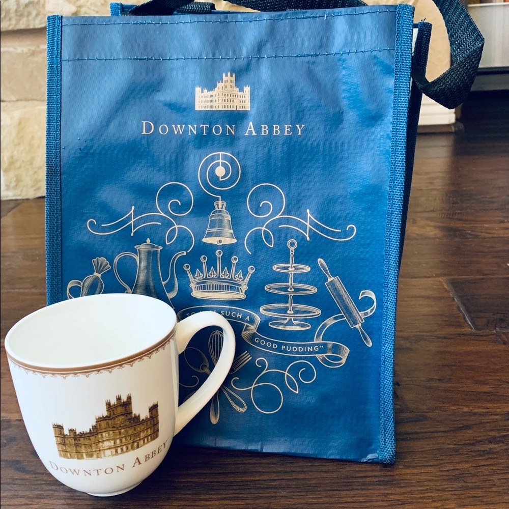 Downton Abbey coffee mug and tote bundle